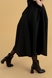 Спідниця однотонна жіноча Karol 5152 M Чорний (2000990350220D) Фото 3 з 9