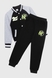 Спортивний костюм для хлопчика (кофта, штани) Lizi 8016 116 см Чорний (2000989981367W) Фото 8 з 18