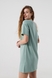 Платье однотонное женское LAWA WBC02304 XS Зеленый (2000990488381S)(LW) Фото 3 из 13