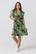 Платье с узором женское TL2302726 XL Зеленый (2000990334602S) Фото 1 из 12