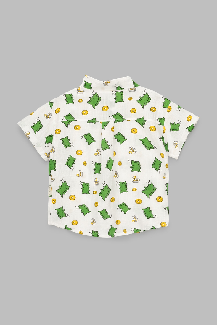 Фото Костюм сорочка+шорти для хлопчика Kai-Kai 982384-8255 92 см Білий (2000990466921S)