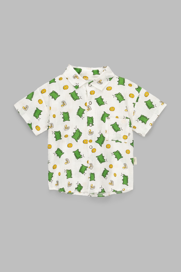Фото Костюм сорочка+шорти для хлопчика Kai-Kai 982384-8255 116 см Білий (2000990466969S)