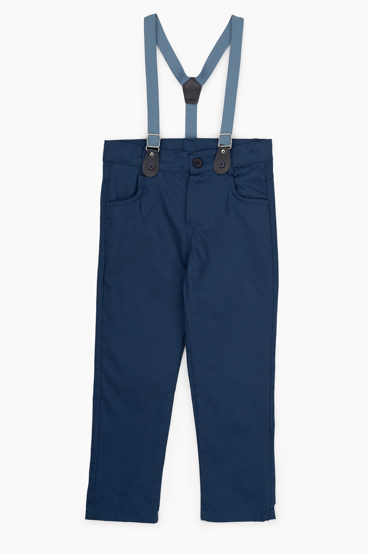 Фото Костюм сорочка+штани для хлопчика Pitiki 2823 110 см Синій (2000989710349D)