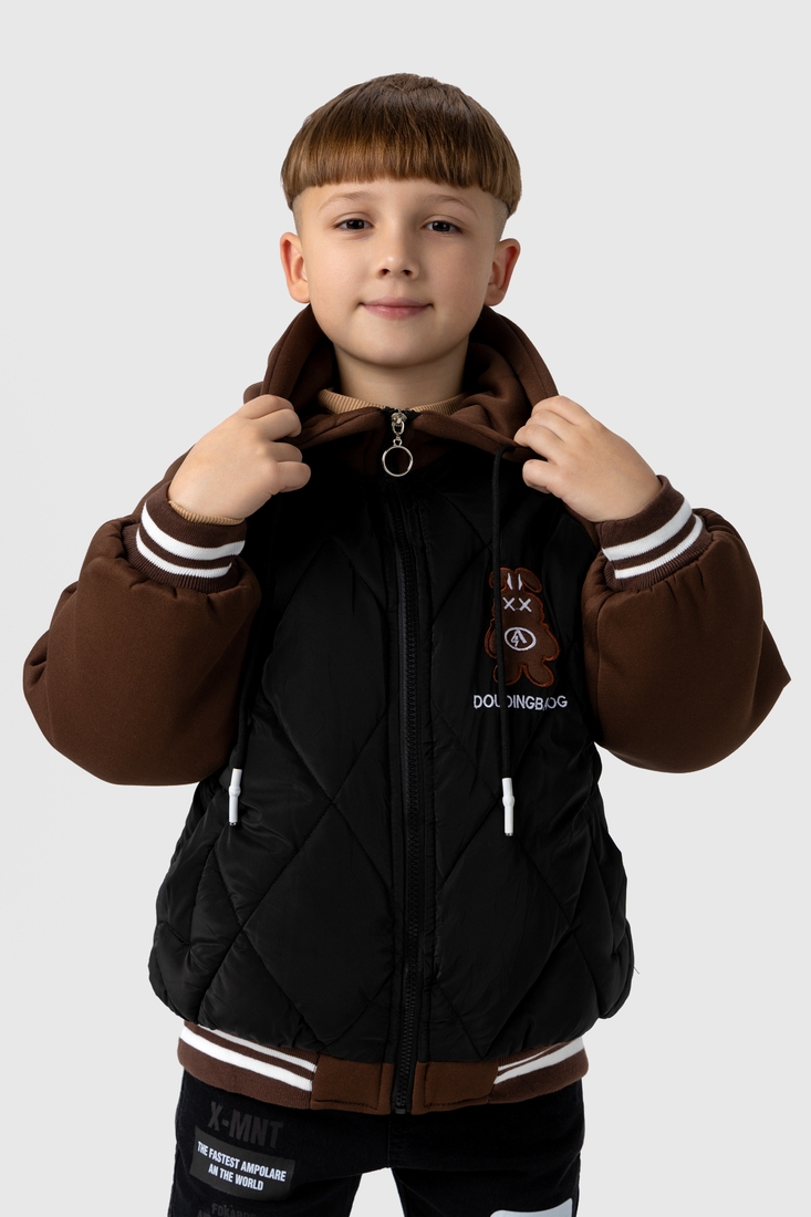 Фото Куртка для хлопчика XZKAMI 03 116 см Чорний (2000990212719D)