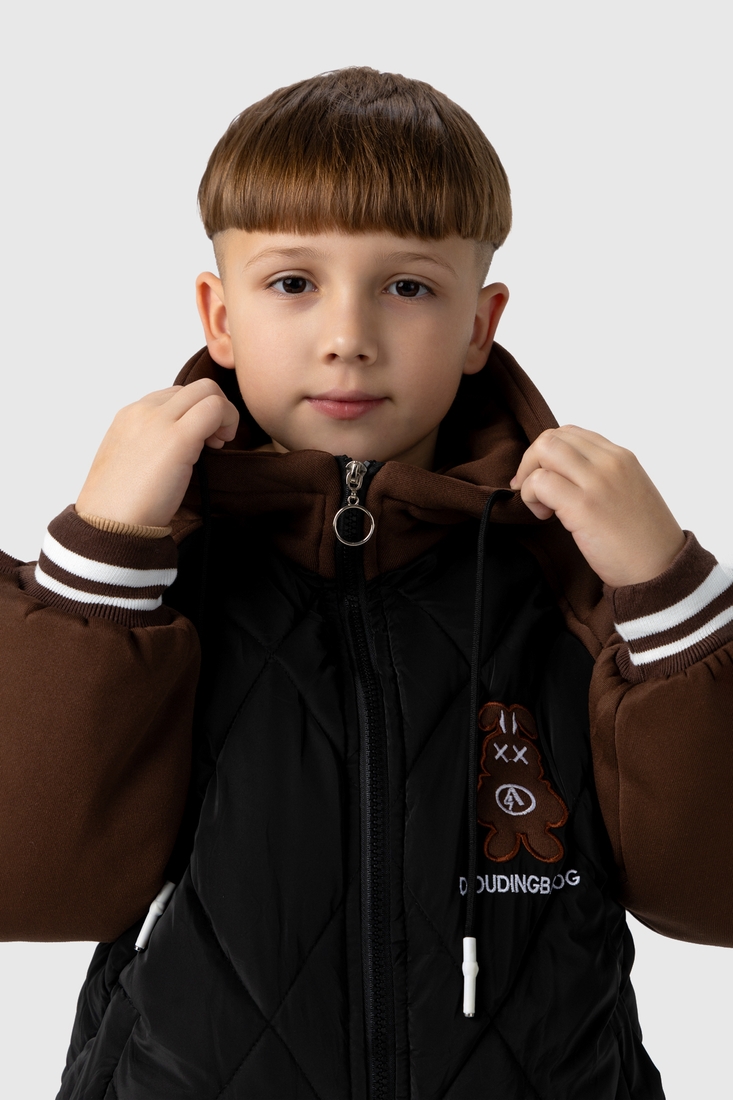 Фото Куртка для хлопчика XZKAMI 03 116 см Чорний (2000990212719D)