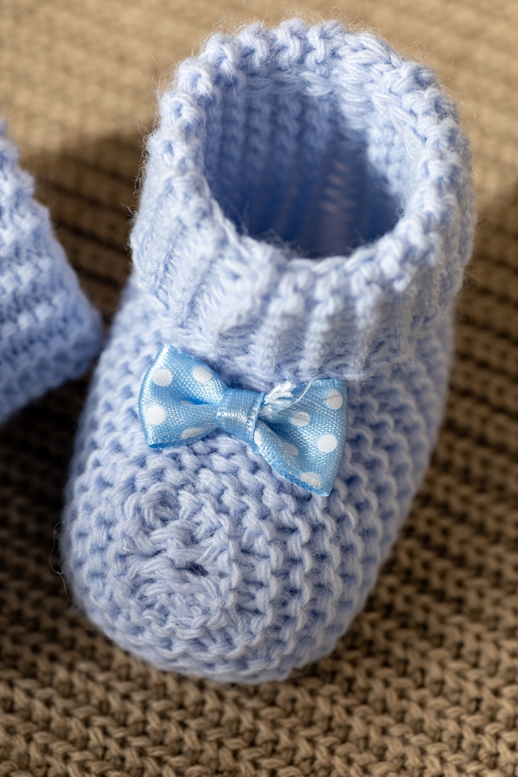 Фото Пинетки для новорожденных Mini Papi 100 One Size Голубой (2000990023155W)