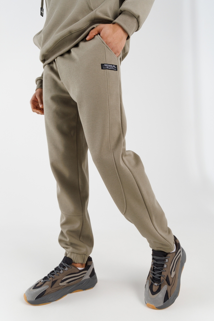 Фото Спортивные штаны мужские 24005 S Хаки (2000990340153D)