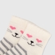 Шкарпетки для дівчинки 3 шт AND Киця 0-6 Різнокольоровий (2000990040831А) Фото 3 з 10
