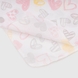 Пеленка для малышей Сердечки 90х110 см Розовый (2000990230447A) Фото 3 из 3