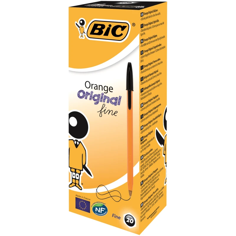 Фото Ручка кулькова "BIC" Orange 1199110114 Чорний (70330101623)(SC)