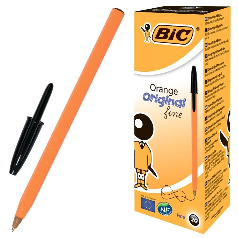 Фото Ручка кулькова "BIC" Orange 1199110114 Чорний (70330101623)(SC)