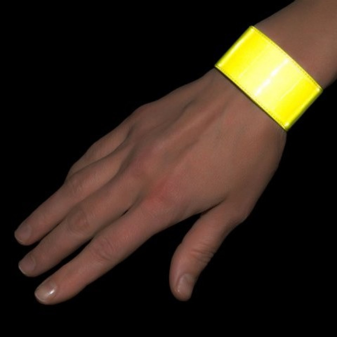 Фото Браслет світловідбиваючий 30 см Жовтий (2000989356073A)