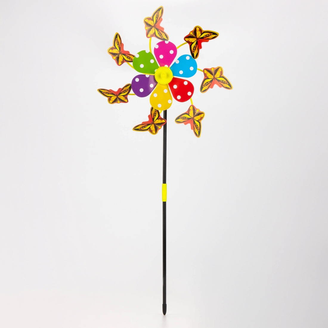 Игрушка ветряная мельница Бабочка Q771 Разноцветная (2000989675594)