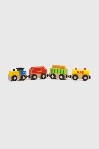 Фото Дополнительный набор к железной дороге "Поезд грузовой. Источники энергии" Viga Toys 50820 Разноцветный (6934510508203)