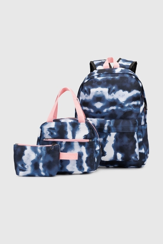 Фото Рюкзак шкільний+сумка+гаманець для дівчинки 732-9 Синій (2000990630728A)