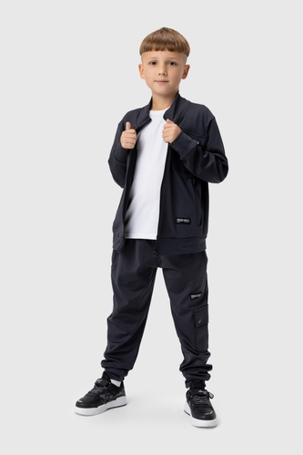 Фото Спортивний костюм (кофта, штани) для хлопчика MAGO T356 152 см Темно-сірий (2000989918608D)