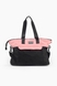 Дорожня сумка 4129 Мала Чорно-рожевий (2000989211860A) Фото 2 з 5