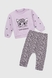 Костюм (реглан+штани) для дівчинки Mini Papi 0258 62 см Бузковий (2000990483157D) Фото 2 з 10