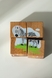 Набір дерев’яних кубиків «Тварини спекотних країн» 15403 Різнокольоровий (4600031154046) Фото 4 з 7