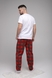 Піжамні штани чоловічі Dalm 2 2XL Червоний (2000989484233A) Фото 5 з 10