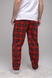 Піжамні штани чоловічі Dalm 2 M Червоний (2000989484158A) Фото 3 з 10