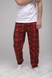 Піжамні штани чоловічі Dalm 2 M Червоний (2000989484158A) Фото 1 з 10