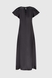 Сукня однотонна жіноча 240130-1 L Темно-сірий (2000990523945D) Фото 10 з 11