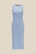 Платье однотонное женское LAWA WBC02385 XL Голубой (2000990693921S)(LW) Фото 1 из 4