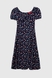 Сукня з візерунком жіноча LAWA CTM WTC02318 XL Синій (2000989948292S)(LW) Фото 8 з 13