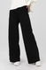 Штани палаццо однотонні жіночі Femme 1010 One Size Чорний (2000989870999D) Фото 2 з 11
