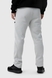 Спортивные брюки однотонные прямые мужские Tommy life 82101 2XL Светло-серый (2000990184757W) Фото 4 из 14