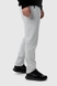 Спортивні штани однотонні прямі чоловічі Tommy life 82101 2XL Світло-сірий (2000990184757W) Фото 3 з 14