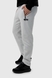 Спортивні штани однотонні прямі чоловічі Tommy life 82101 2XL Світло-сірий (2000990184757W) Фото 2 з 14