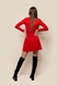 Сукня однотонна жіноча LAWA WTC02350 XL Червоний (2000990247421D)(LW) Фото 5 з 10