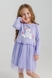 Платье с принтом для девочки Atabey 10367.0 98 см Сиреневый (2000990419477D) Фото 4 из 13