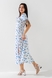 Сукня з візерунком жіноча LAWA WTC02384 XL Біло-блакитний (2000990668462S) Фото 4 з 10