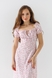 Платье с узором женское LAWA WTC02384 XL Бело-розовый (2000990675057S)(LW) Фото 2 из 10