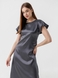 Платье однотонное женское 240130-1 L Темно-серый (2000990523945D) Фото 4 из 11