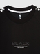 Свитшот с принтом для мальчика Black Kids 1204 170 см Черный (2000990475893W)
