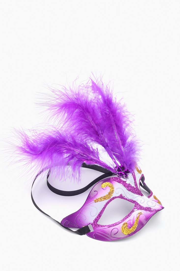 Фото Карнавальная маска "Пух" Фиолетовый (2000904679423)(NY)