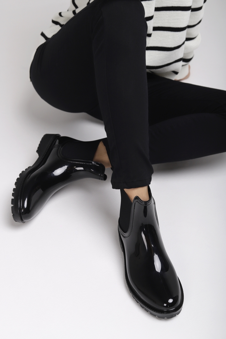 Фото Ботинки резиновые женские 16-22 40 Черный (2000989480143A)