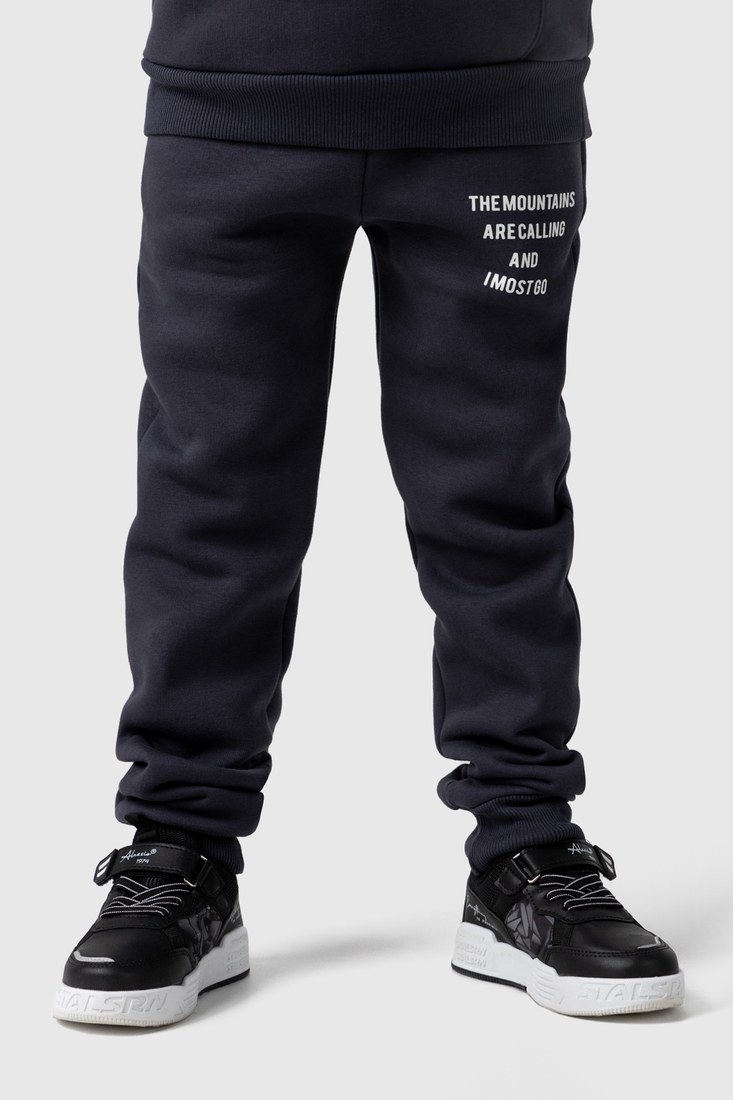 Фото Костюм для мальчика Deniz 711 худи+штаны 122 см Графитовый (2000990149237W)