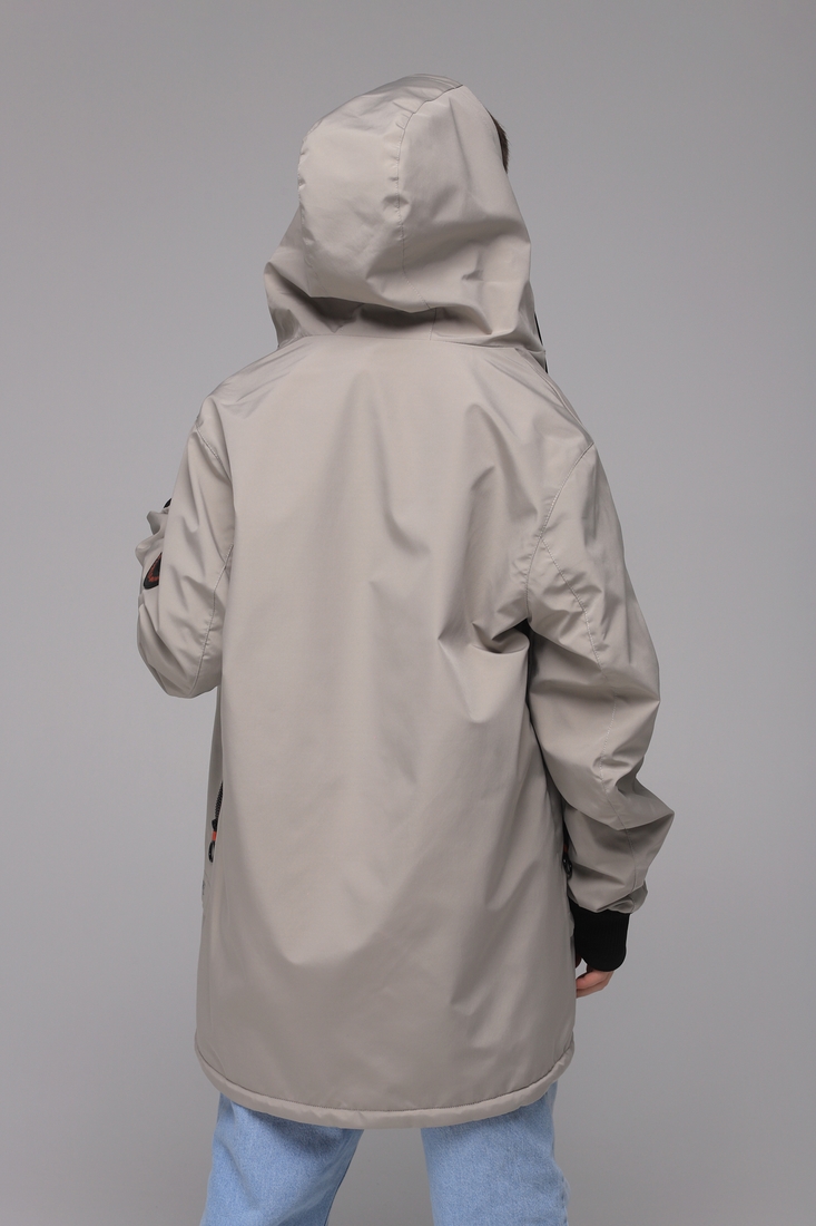 Фото Куртка двостороння для хлопчика B-005-8 140 см Бежевий (2000989544739D)