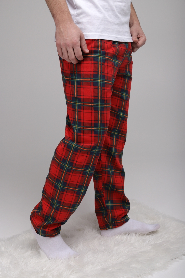 Фото Пижамные брюки мужские Dalm 2 2XL Красный (2000989484233A)