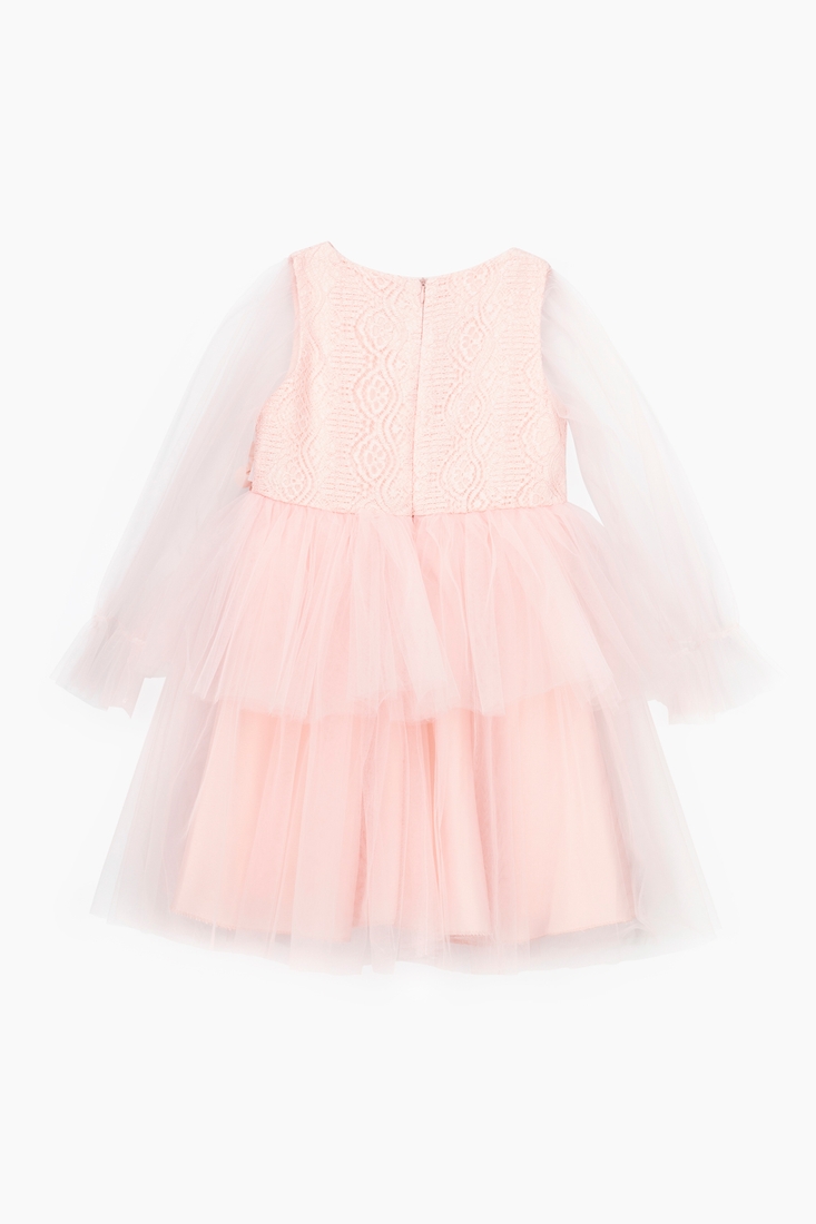 Фото Платье нарядное для девочки Wecan 23078 116 см Розовый (2000989728634S)