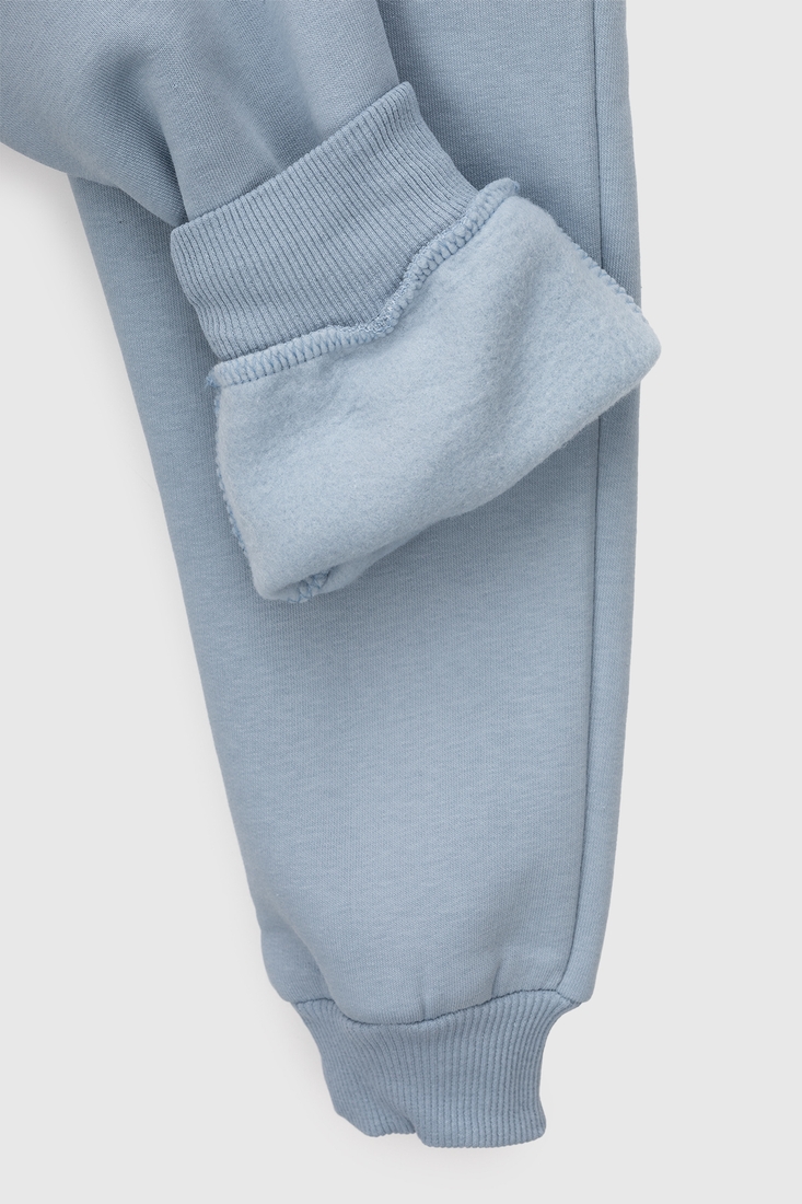 Фото Спортивні штани однотонні для хлопчика Baby Show 18118 110 см Блакитний (2000990088413W)