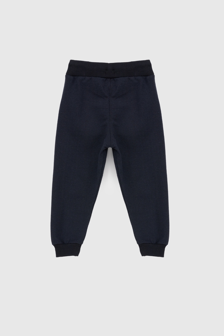 Фото Спортивні штани з принтом для хлопчика Pitiki 1002-11 92 см Темно-синій (2000990045249D)