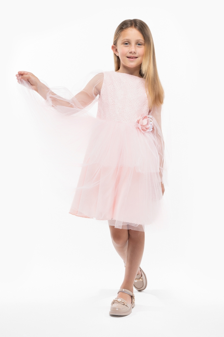 Фото Платье нарядное для девочки Wecan 23078 116 см Розовый (2000989728634S)