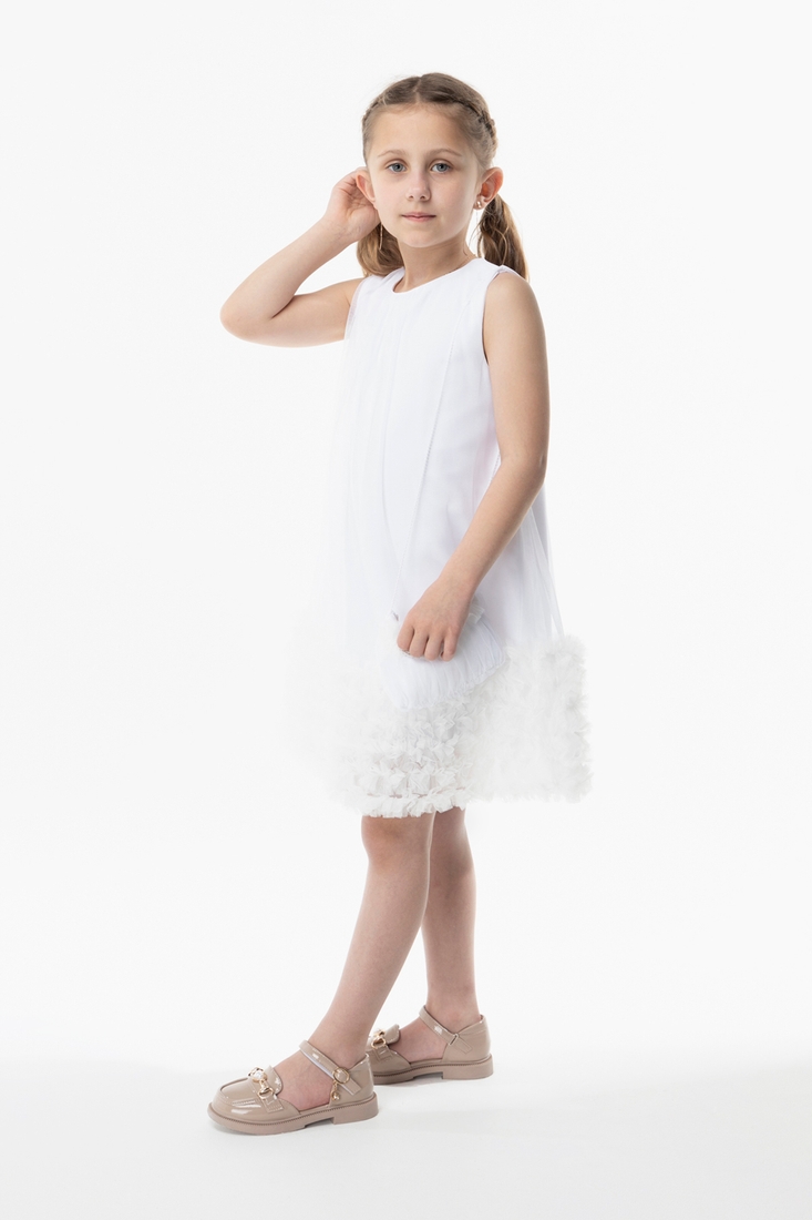 Фото Платье нарядное для девочки Wecan 23084 116 см Белый (2000989428084D)