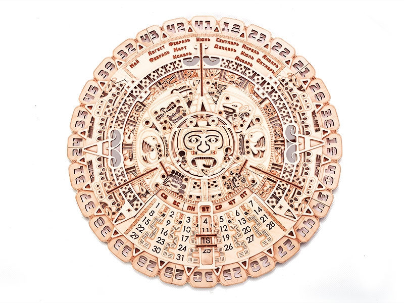 Фото Механически сувенирно-коллекционная модель "Календарь майя" 0555 (4820195190555)